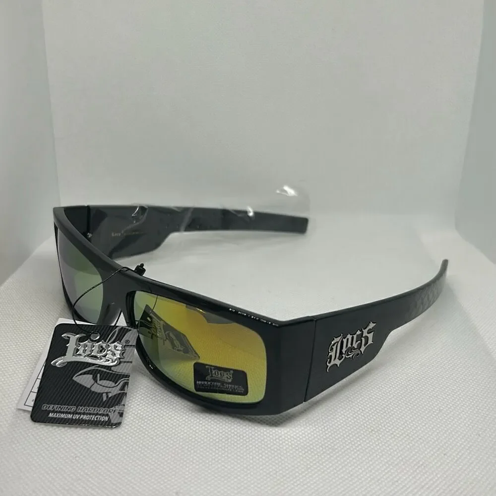 Locs Mens Mirrored Hardcore Sunglasses